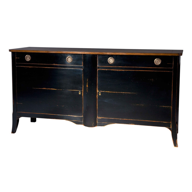 Vendome 69.7'' W Solid Wood Sideboard