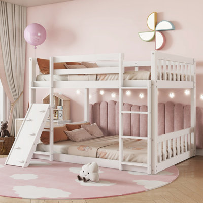 Twin Over Twin Floor Bunk Bed