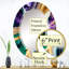Olma mauve, vert et or Bold Strokes I - miroir mural abstrait-151542268
