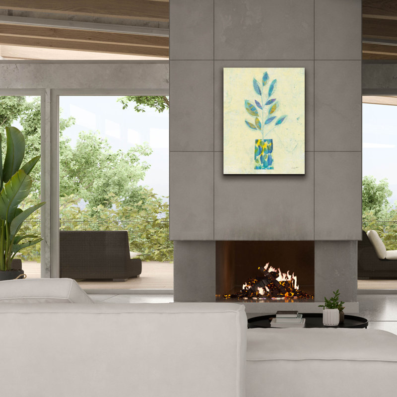 Toile épique Graffiti «Vibrant Vase» par Courtney Prahl, 26 po x 34 po