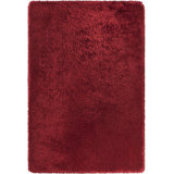 Chandra Rugs Giulia Collection Plush Modern Contemporary Hand-Woven Silver White Grey Shag Polyester Pile Material Handmade Area Rug