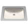 Augusta Vitreous China Rectangular Undermount Bathroom Sink with Overflow