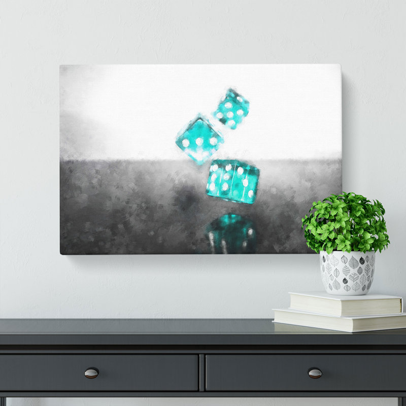 Roll Of The Dice - Wrapped Canvas, 60cm H x 91cm W x 3cm D