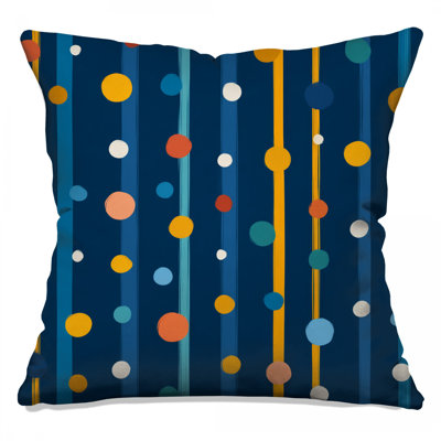 Polka Dots Throw Pillow, Pattern Double Sided Pillows