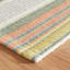 Sloane Stripe Sprout Handwoven Cotton Rug-209565420