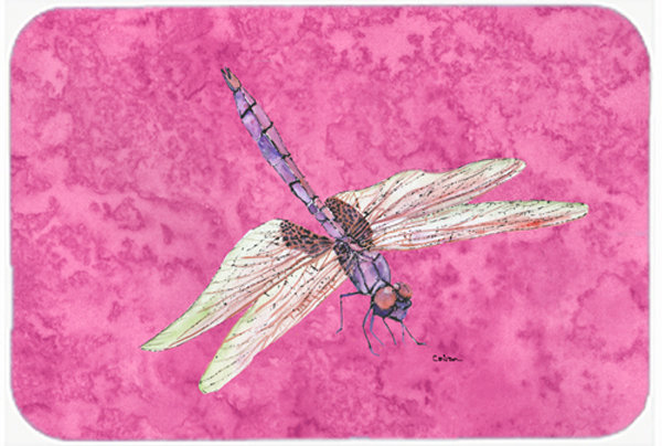 August Grove® Dragonfly Rectangle Glass Cutting Board