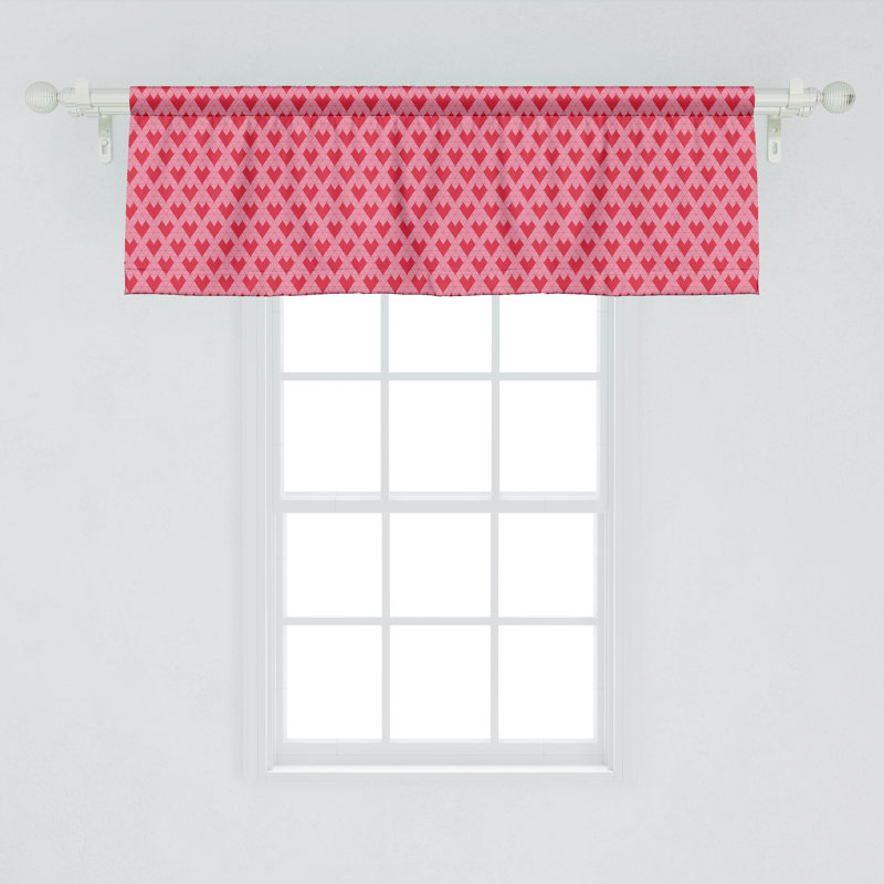 Ensemble de 2 coeurs triangulaires rose foncé et rose pâle Ambesonne, L 54 po x L 18 po
