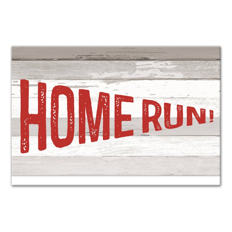 Art sur toile en flamme home run Brunson, H 16 po x l 24 po x P 1,25 po