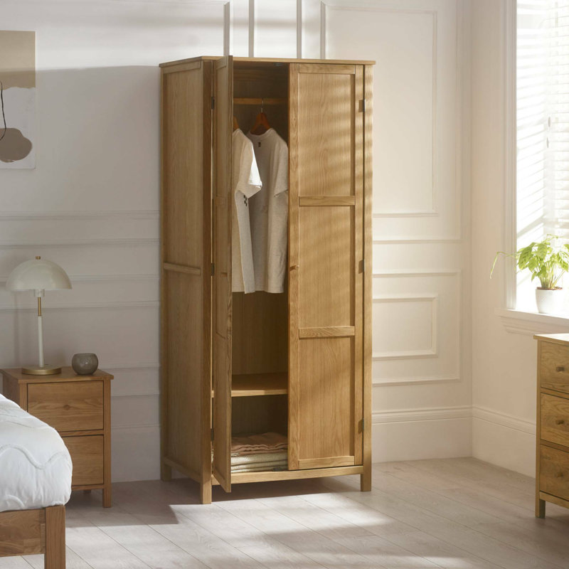 Buddleia 2 Door Wardrobe, Brown