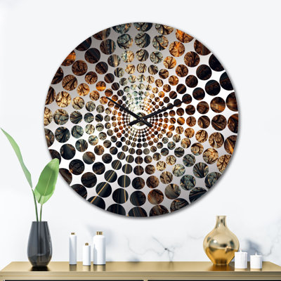 Westways - Abstract Fractal Wall Clock