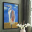 Blue Heron, reproduction encadrée - bois massif-353856645-353856646