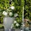 Faux Fruit and White Floral Arrangement