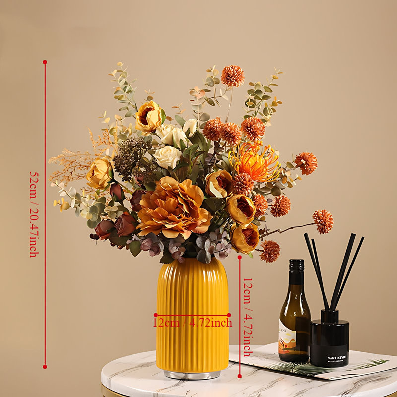 Arrangement floral dans un vase