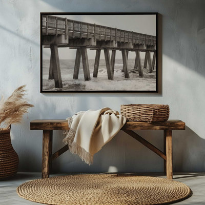 Pier Angles II by Nathan Larson Canvas Art Print