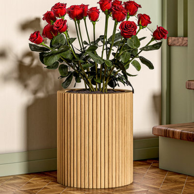 Ciauna Handmade Solid Wood Floor Vase Rustic / Lodge /  Rustic / Lodge Style Decor