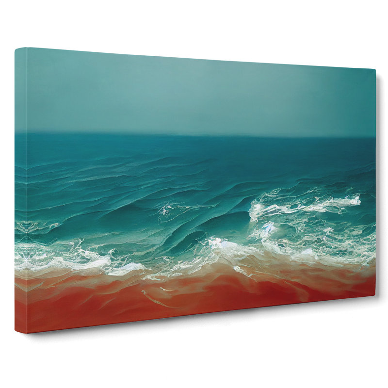 Beach Scene - Wrapped Canvas, 50cm H x 76cm W x 3cm D