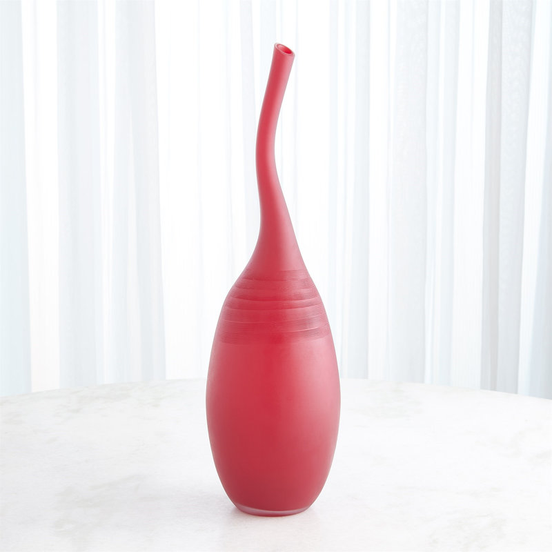 Curvature Bottle, Red, 24.25" H x 7" W x 7" D