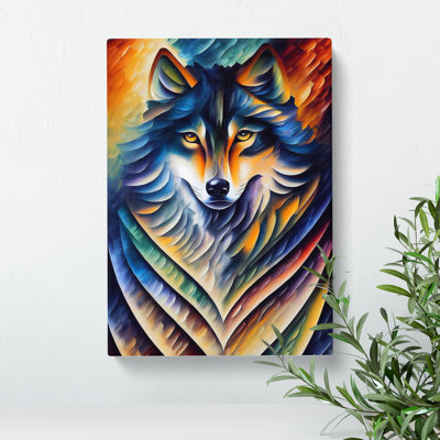 Wolf Portrait No.3 - Wrapped Canvas