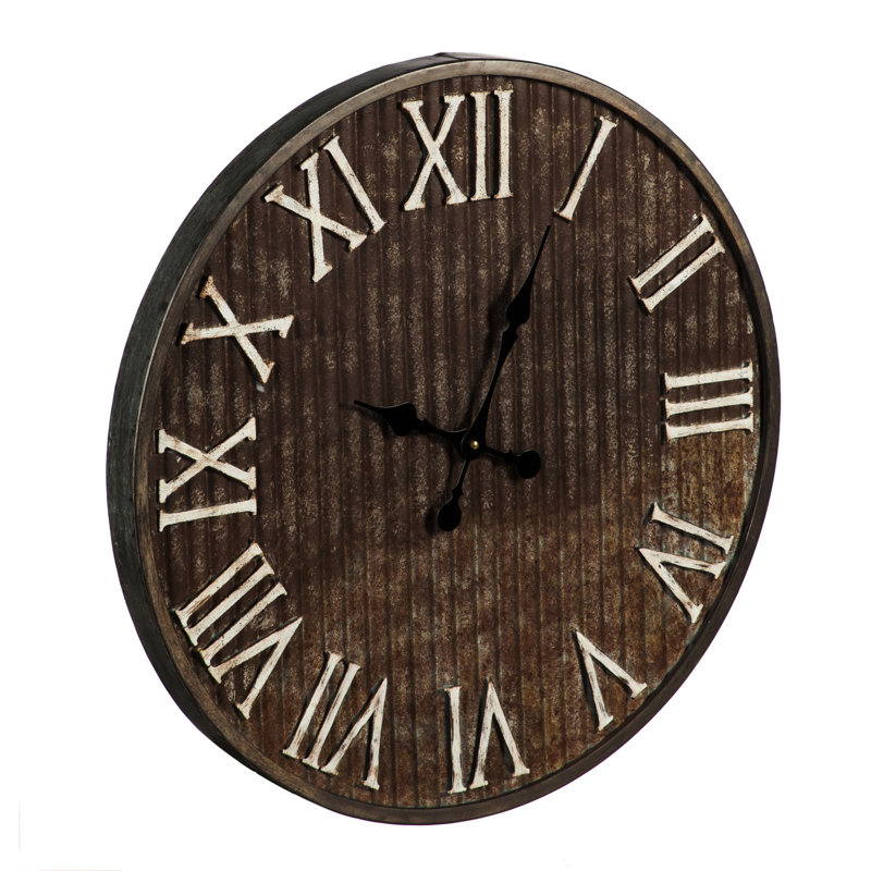 Silas Metal Wall Clock