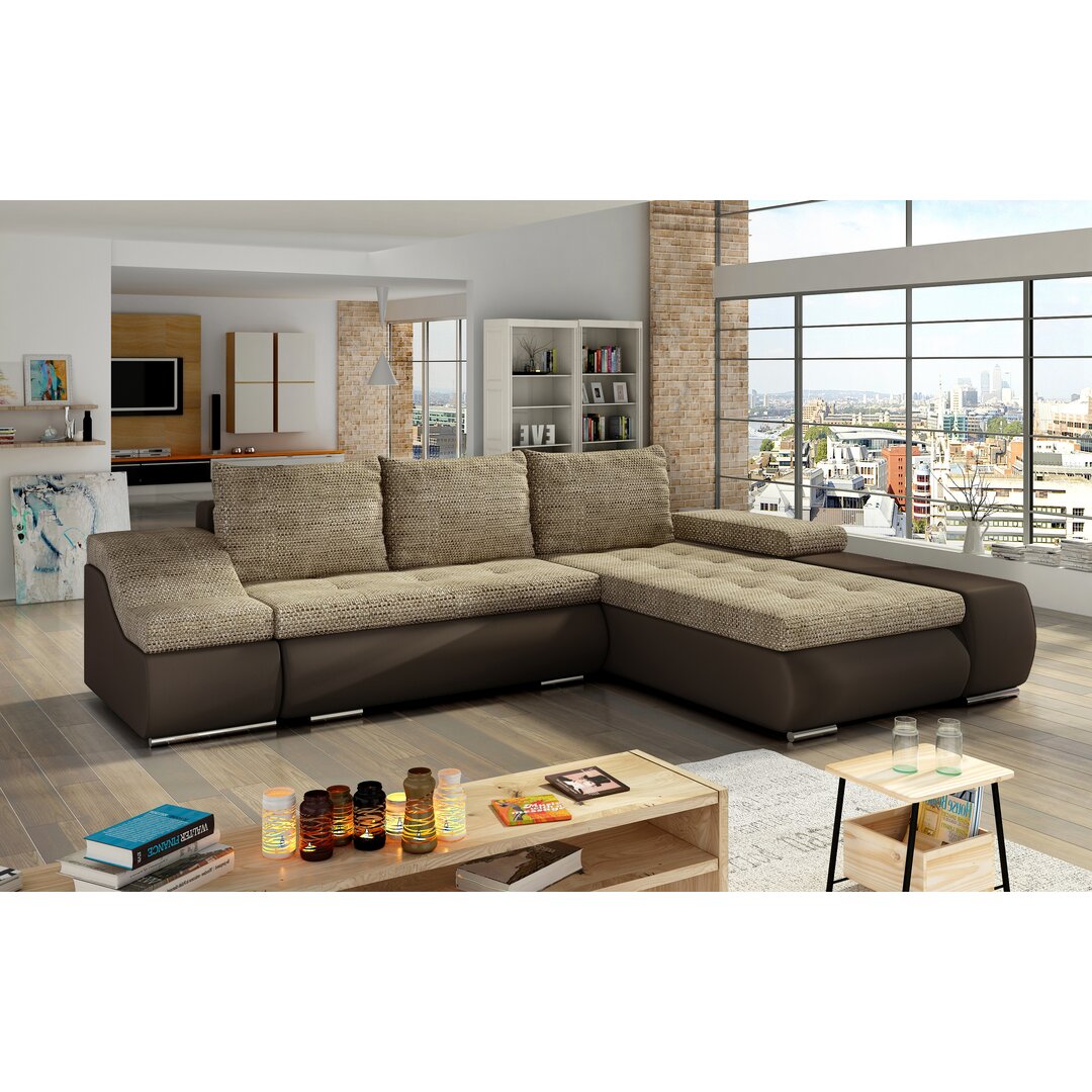 Ecksofa Gilbreath mit Bettfunktion