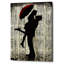 «Love and Rain», impression sur toile-33041490