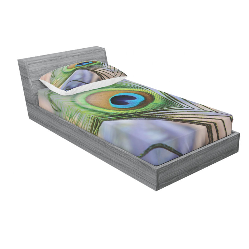 Microfiber Sheet Set, Twin Sheet Set with Fitted Sheet