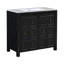 Rangement pour meuble-lavabo 36 po avec lavabo en céramique-115672350