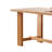 Burlywood Rectangular Solid Wood Dining Table-108929079