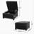 Rectangle Tufted Upholstered PU Ottoman