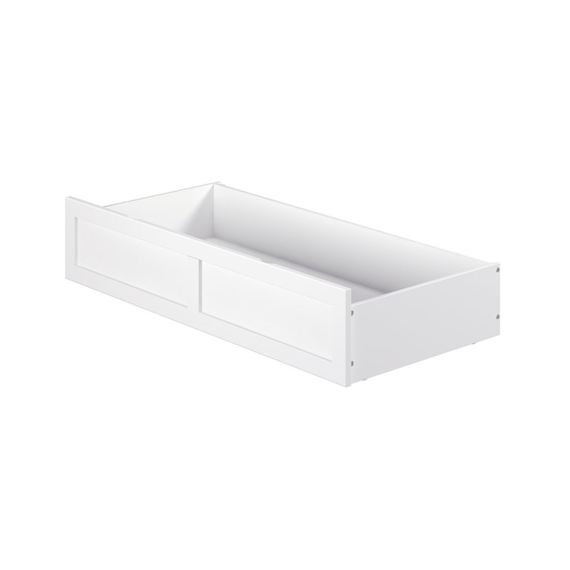 Tiroirs de rangement sous le lit, Complète, Blanc