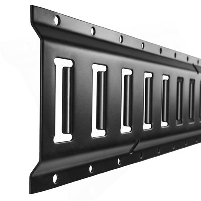 E Track Tie-Down Rail Kit, 18PCS 5' E-Tracks Set Includes 4 Steel Rails & 8 O-Ring Anchors & 4 Tie-Offs With D-Ring & 2 Ratchet Straps, Securing Accessories For Cargo Motorcycles Bikes, 2000 Lbs