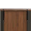 Armoire à vin cannelée avec tablettes réglables, support à vin et rangement dissimulé pour les espaces de vie modernes-1387230383