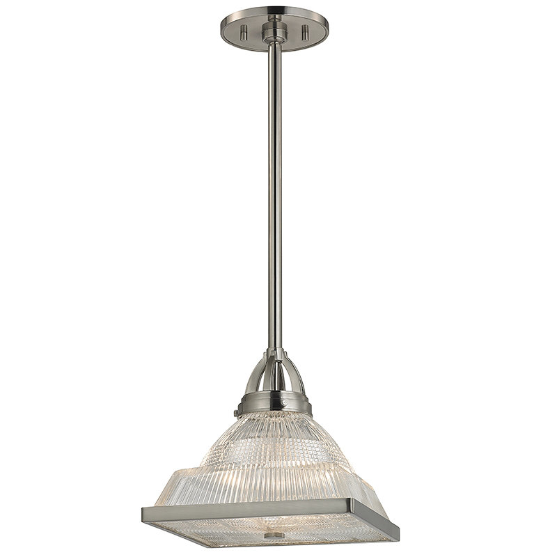 Harriman 1 - Light Single Pendant, Satin Nickel