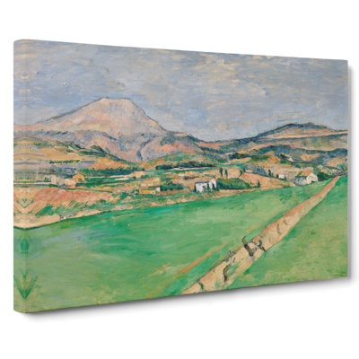 Toward Mont Sainte-Victoire by Paul Cezanne - Wrapped Canvas Painting