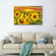 Champ de tournesol, reproduction d'art sur toile, ensemble de 1-129269779-129269781