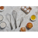 Tovolo Stainless Steel Whisk Whip Kitchen Utensil Bundle - Set of 3 with Sauce Whisk