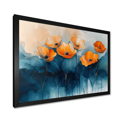 Aqua Bloom Of Ranunculus Flowers River I - Ranunculus Wall Art