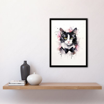 Tuxedo Cat - Single Picture Frame Print