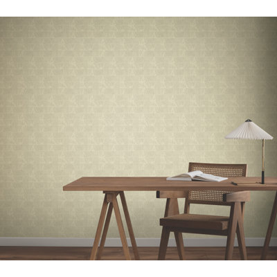Papier peint pierre et bois