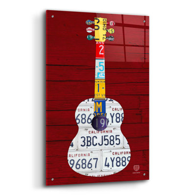 «Guitare 1 sur plastique / acrylique» par Design Turnpike