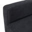 Fauteuil club inclinable manuel large en bois