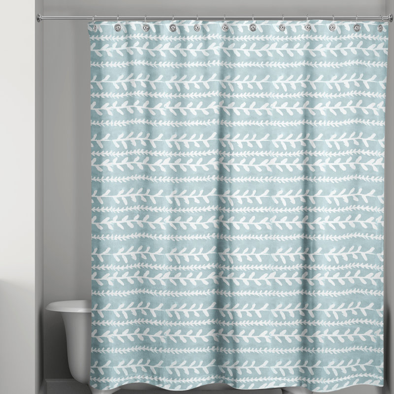 Trimont Floral Shower Curtain, Teal
