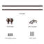 Tringle à rideaux simple réglable 1 po Domynique-1724715507-1724715511