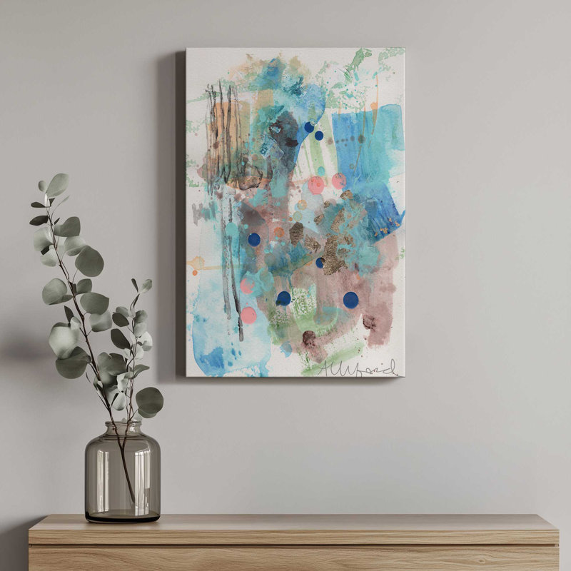 «Testimony» par Allison Ford, reproduction d'art sur toile, Noir, Impression dans un cadre flottant sans passe-parto