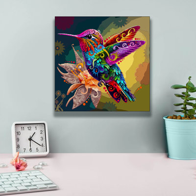 «Hummingbird» par Dean Russo, art mural sur toile