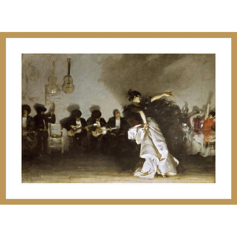 «El Jaleo» par John Singer Sargent, impression giclée sur cadre, H 30,22 po x l 41,5 po