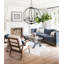 Lustre en forme de globe à 6 lumières de style bougie-735884242