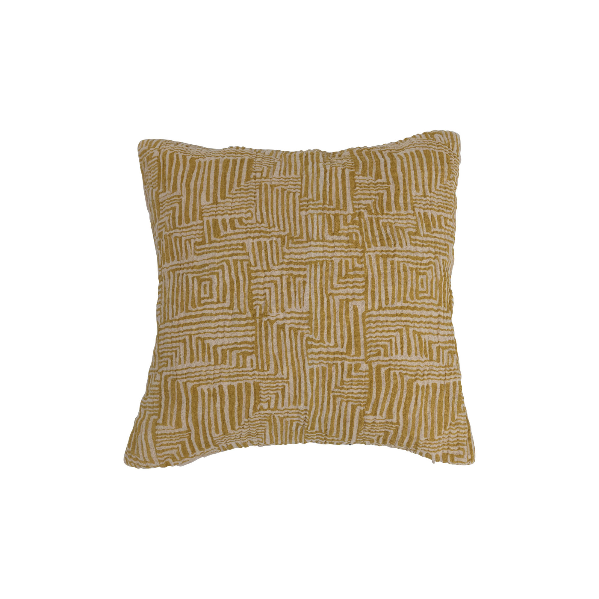 Saair Geometric Cotton Throw Pillow