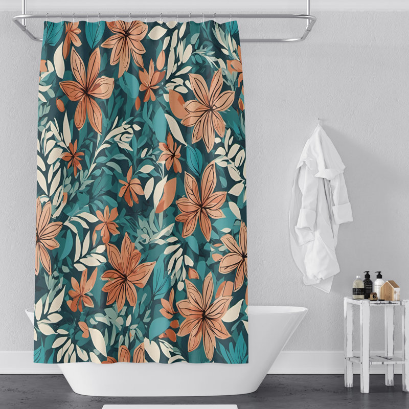 Depalma Shower Curtain, 93" H x 70" W