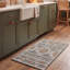 Muhtar Hand Tufted Wool/Cotton Floral Rug in Ivory/Grey-630099738
